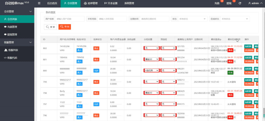 《多语言版本》刷单带分组模式插图9