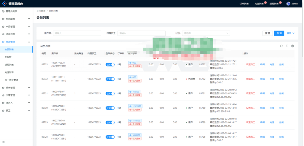 现货微交易系统/微盘时间盘系统/群控单控/前后端VUE插图19